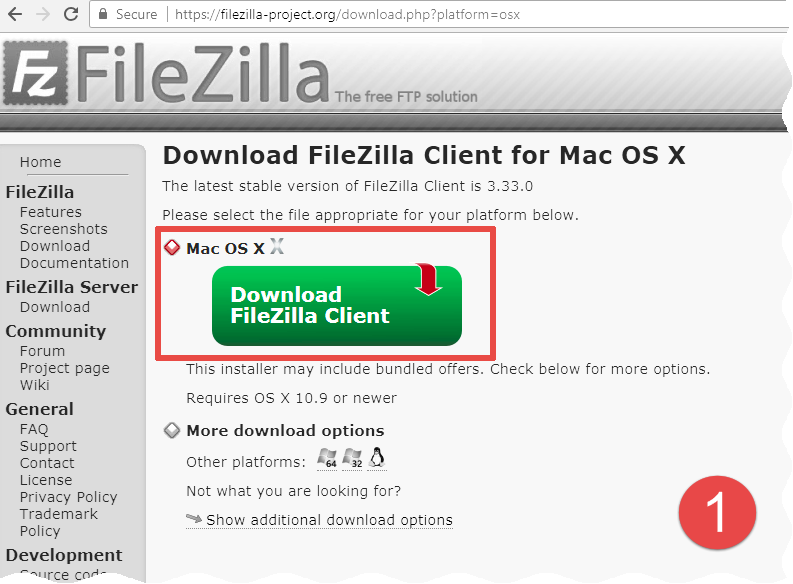 filezilla donwload for mac