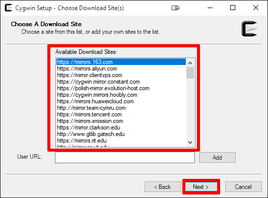 What does mean «Local Package Directory» for a Cygwin installation? 