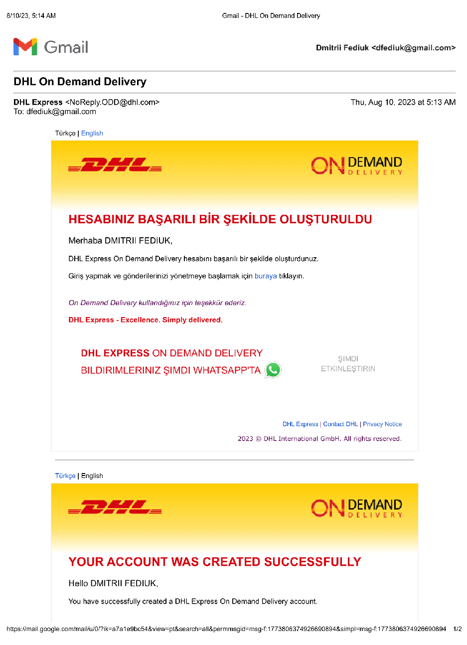 Gmail - DHL On Demand Delivery-1