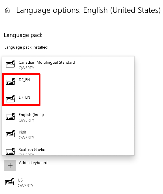 How To Delete A Custom Keyboard Layout From Windows 10 If The Normal